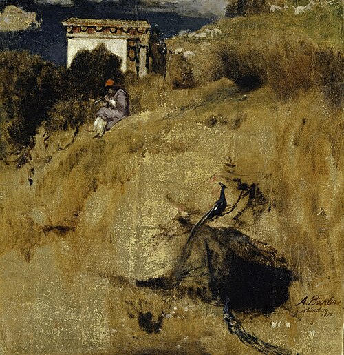 Idylle (fragment de paravent), 1872, Arnold Böcklin