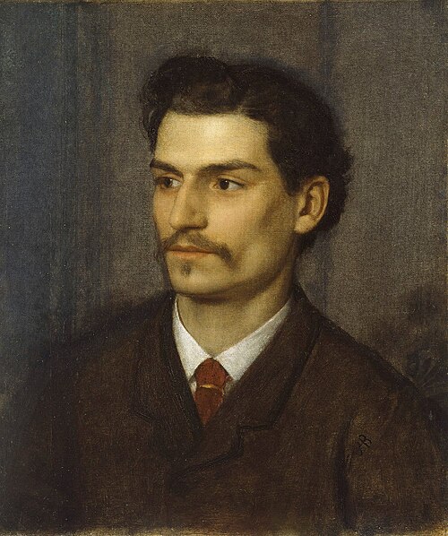 Portrait de Augusto Fratelli, 1864, Arnold Böcklin