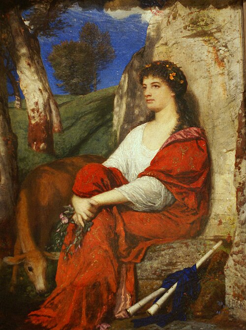 The Muse Euterpe, 1872, Arnold Böcklin