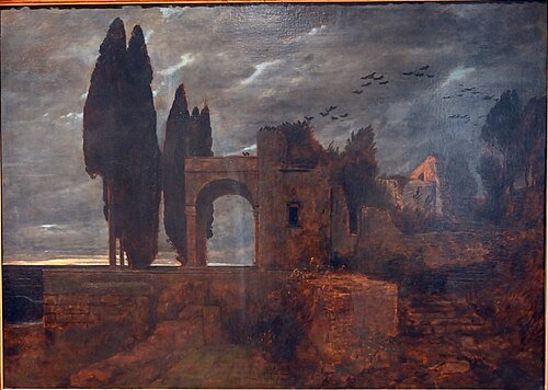 Ruine de Villa près de la mer, , Arnold Böcklin
