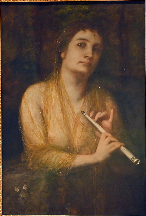 Nymph with Flute, 1881, Arnold Böcklin