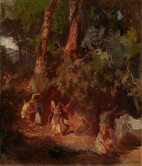 Вакханалия, 1856, Arnold Böcklin