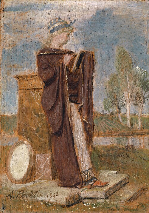The Muse Thalia, 1893, Arnold Böcklin