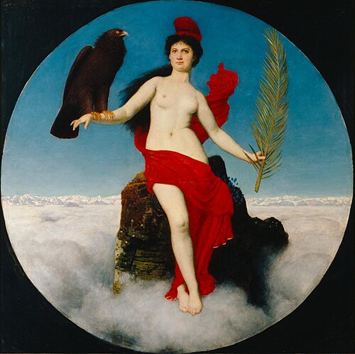 Die Freiheit (Helvetia), 1891, Arnold Böcklin