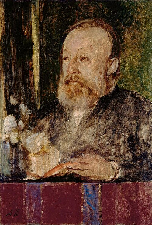 Portrait of Gottfried Keller, 1889, Arnold Böcklin