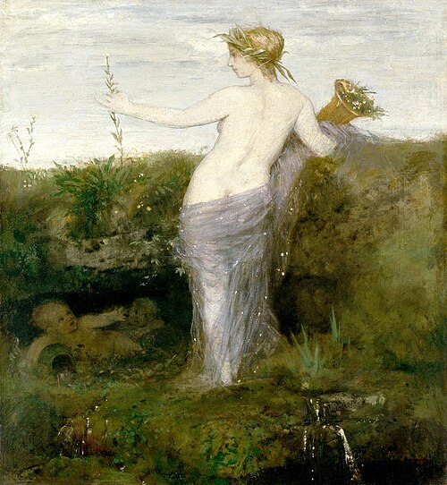 Quellnymphe, 1866, Arnold Böcklin