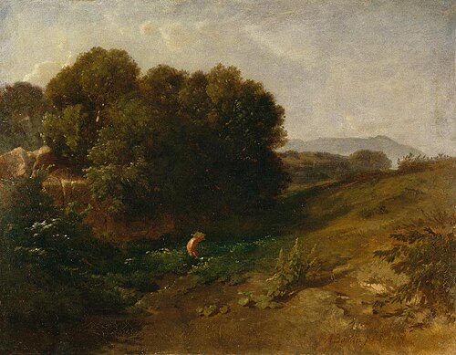 Campagnalandschaft, 1855, Arnold Böcklin