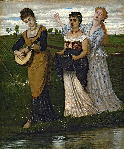 Spring (Songs of Spring), 1876, Arnold Böcklin