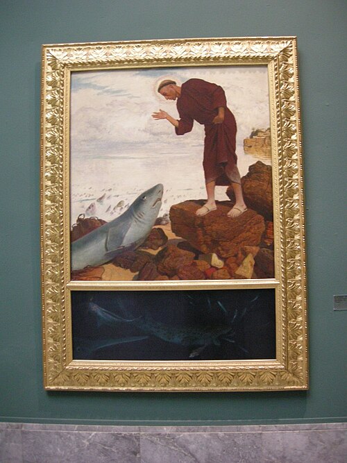 The Sermon of Antonius, 1892, Arnold Böcklin