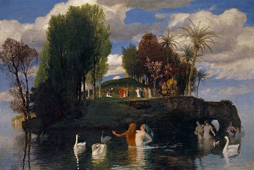 The island of life, 1888, Arnold Böcklin