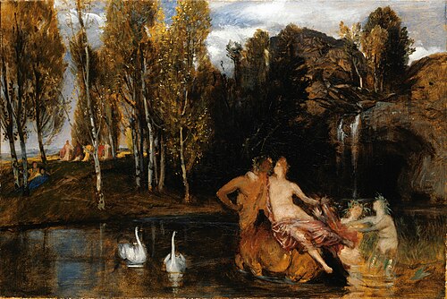 Поля блаженных, 1877, Arnold Böcklin