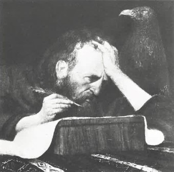 Der heilige Johannes, schreibend, 1888, Arnold Böcklin