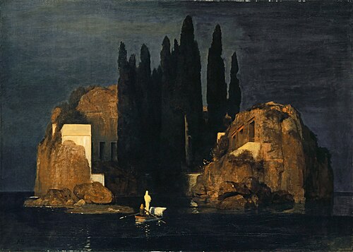 Isle of the Dead (version 1), 1880, Arnold Böcklin