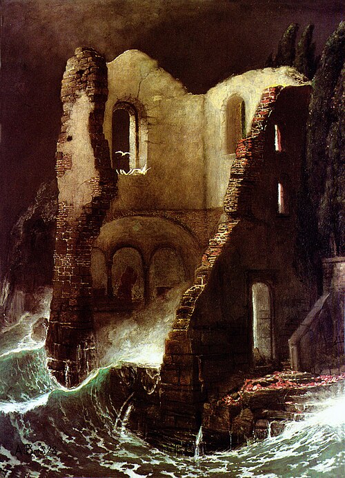 The Chapel, 1898, Arnold Böcklin