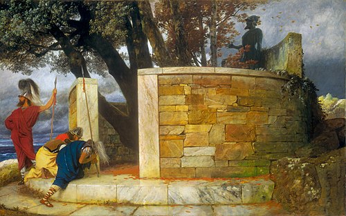 The Sanctuary of Hercules, 1884, Arnold Böcklin