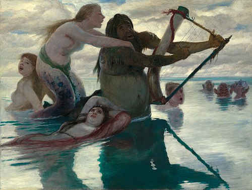 In the Sea, 1883, Arnold Böcklin