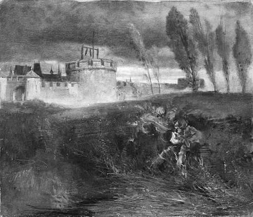 Landscape with Castle, 1870, Arnold Böcklin