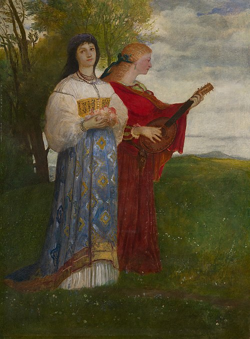 In springtime, 1873, Arnold Böcklin