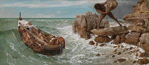 Odysseus and Polyphemus, 1896, Arnold Böcklin