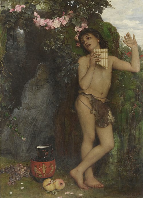 The complaint of the shepherd, 1866, Arnold Böcklin