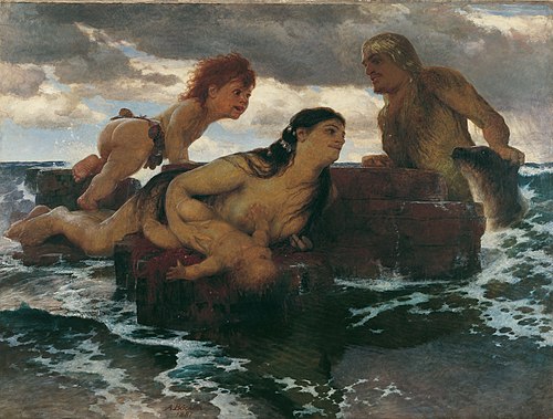 Sea Idyll, 1887, Arnold Böcklin