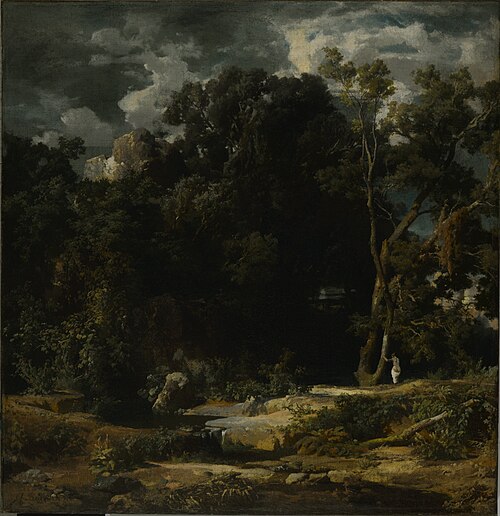 Roman Landscape, 1852, Arnold Böcklin