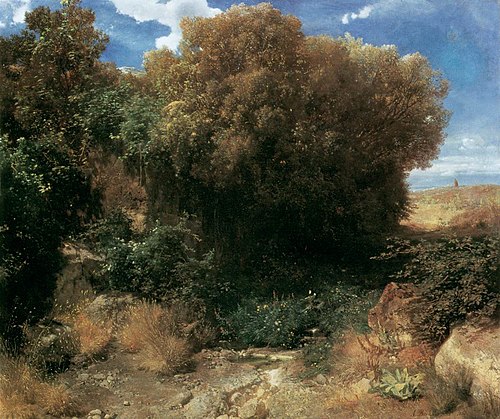 Campagna Landscape, 1859, Arnold Böcklin