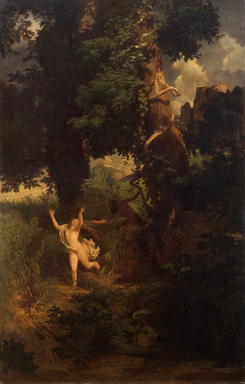 Pan and Syrinx, 1854, Arnold Böcklin