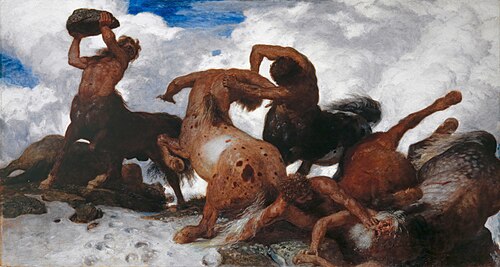Battle of the Centaurs, 1873, Arnold Böcklin