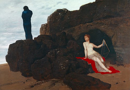 Odysseus and Calypso, 1882, Arnold Böcklin