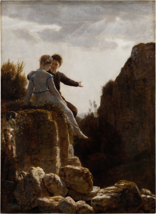 The Honeymoon, 1852, Arnold Böcklin