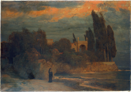 Villa by the Sea III, 1872, Arnold Böcklin
