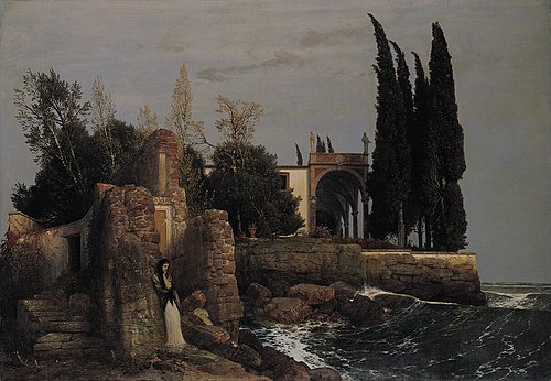 Villa by the Sea, 1878, Arnold Böcklin