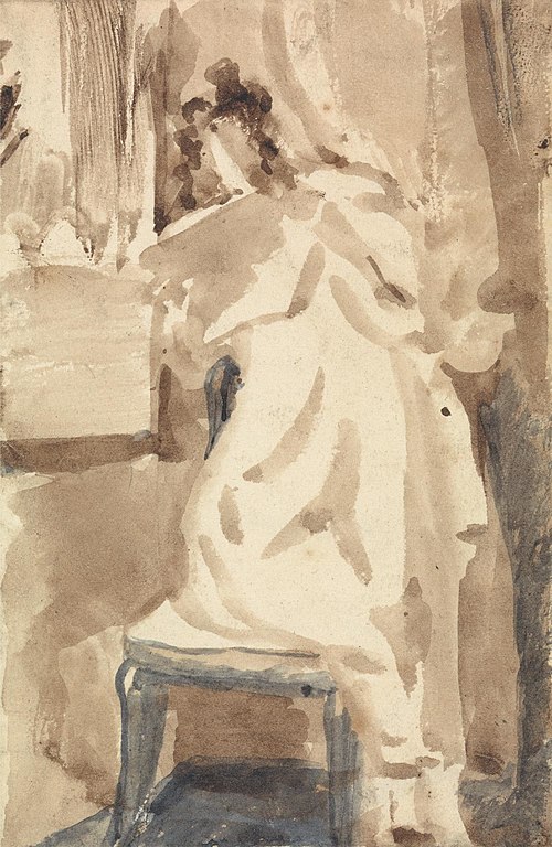 Study for a Girl Reading, , William Mulready