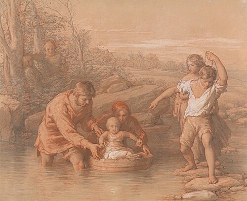 Drawing for The First Voyage, 1833, William Mulready