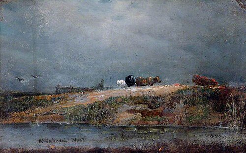 Hampstead Heath with Cows, 1806, William Mulready