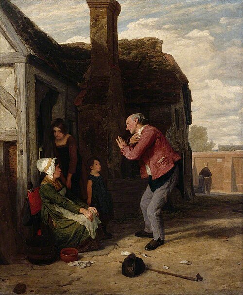 The Village Buffoon, 1816, William Mulready