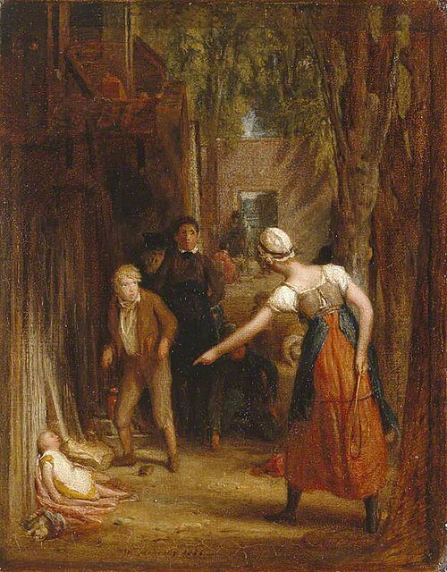 Study for 'The Careless Messenger Detected', 1821, William Mulready