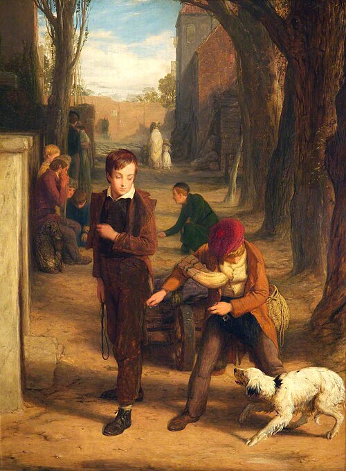 A Dog of Two Minds, 1830, William Mulready