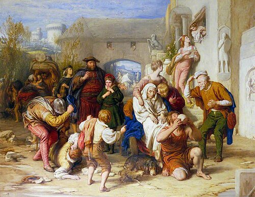 The Seven Ages of Man (from William Shakespeare's 'As You Like It', Act II, Scene 7), 1837, William Mulready