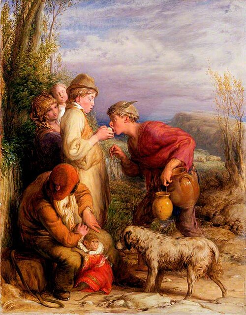 Giving a Bite, 1834, William Mulready