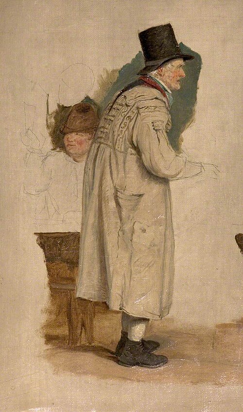 An Old Man in a Smock, , William Mulready