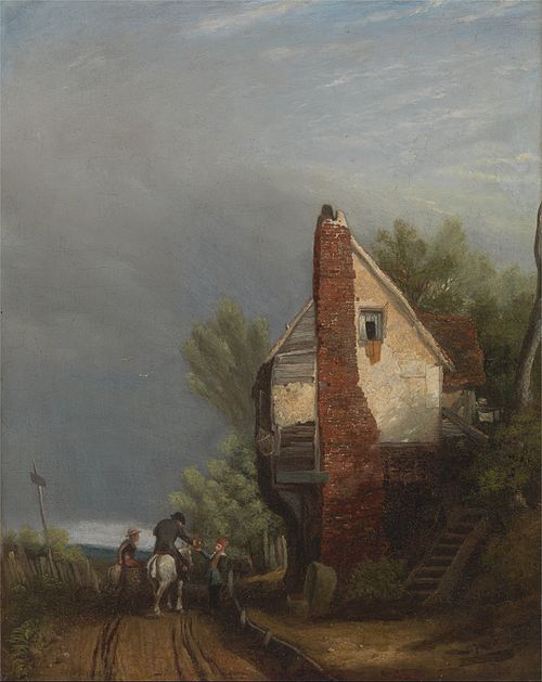 An Old Gable, 1830, William Mulready