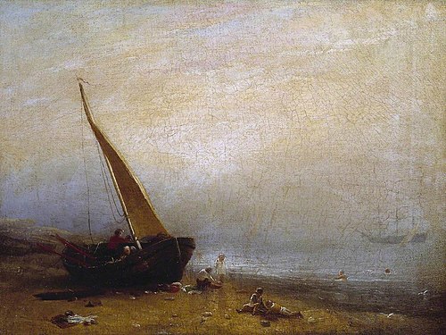 A Sea-Shore, , William Mulready