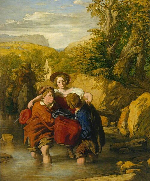 The Ford (‘Crossing the Ford’), 1842, William Mulready