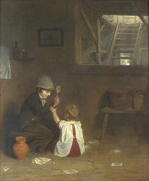The Rattle, 1808, William Mulready