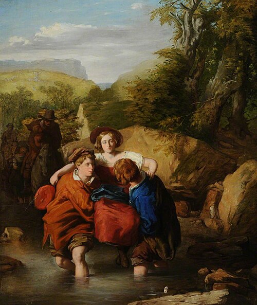 Crossing the Ford, 1852, William Mulready