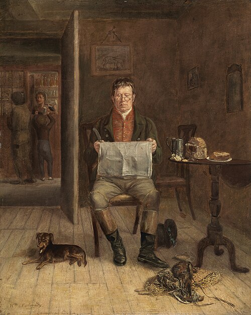 A Squire in a Tavern, , William Mulready
