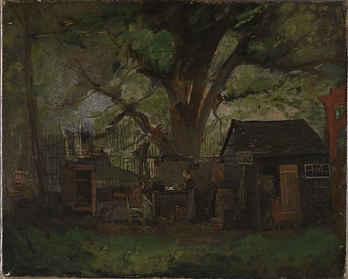 Bak "Teltene" i Dyrehaven, København, 1900, David Jacobsen