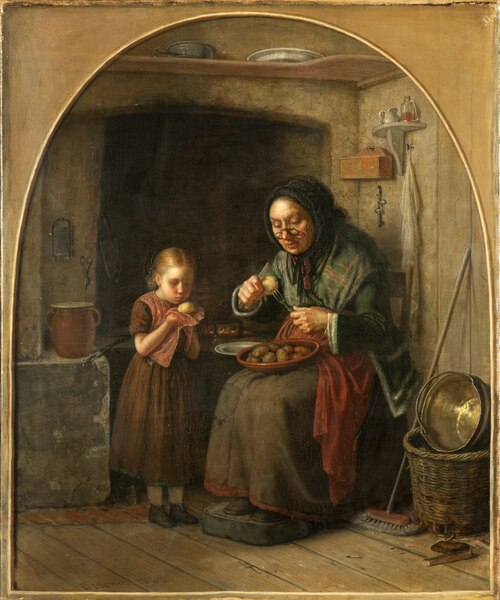 The Hot Potato, 1867, David Monies